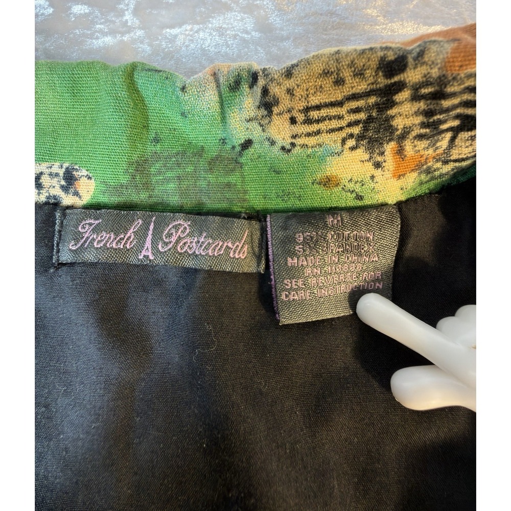 Trudi A Postcards Italy Print Blazer Jacket Womens L‎ Art To Wear Roma Venezia - Picture 4 of 13